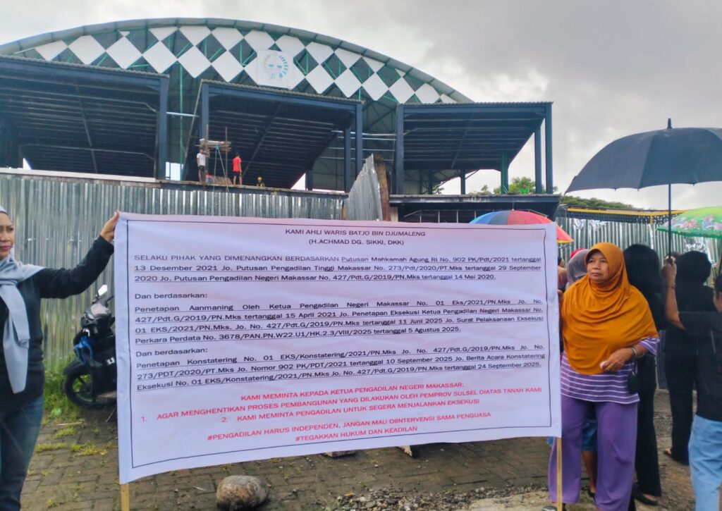 Ngeri, Disdik Sulsel Bangun Proyek Rp. 11,8 M di Atas Lahan Bermasalah