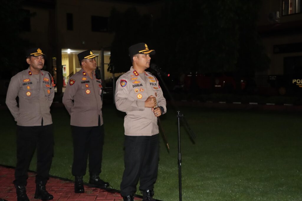 Kapolres Maros Turun Langsung Patroli Malam, Perbatasan Makassar Jadi Sorotan