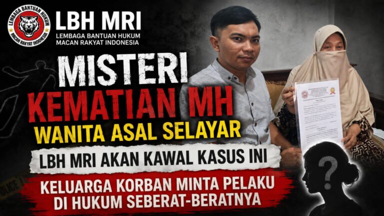 LBH MRI Kawal Kasus Wanita Tewas di Hotel Makassar, Diduga Ada Motif Lain