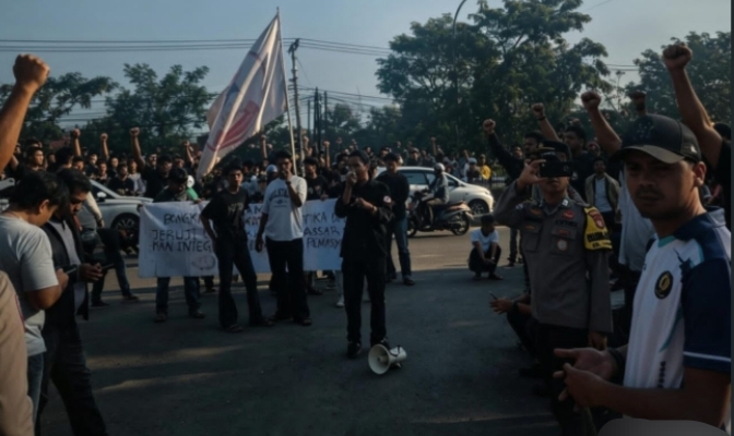 Narkoba Diduga Bebas Beredar di Lapas Makassar, KAMRI Geruduk BNN Sulsel