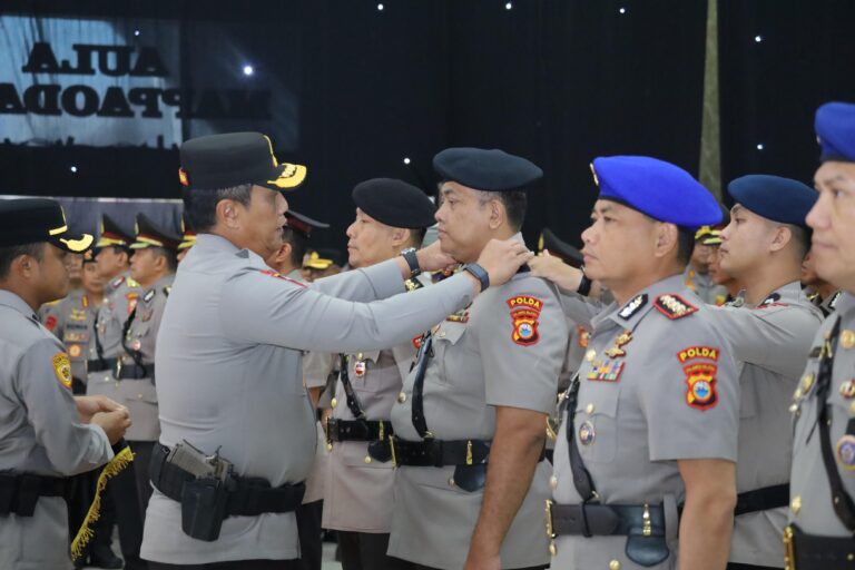 Kapolda Sulsel Pimpin Sertijab Pejabat Utama dan Kapolres masin masin