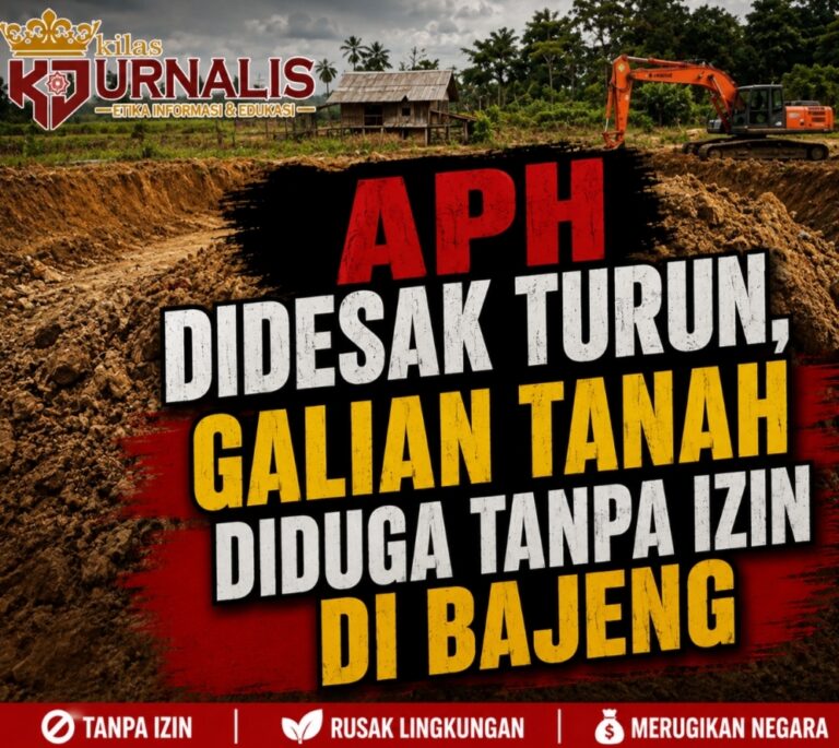 APH Didesak Turun, Galian Tanah Diduga Tanpa Izin di Bajeng