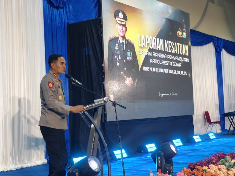 Kapolresta Gowa Terima Laporan Kesatuan, Siapkan Strategi Baru