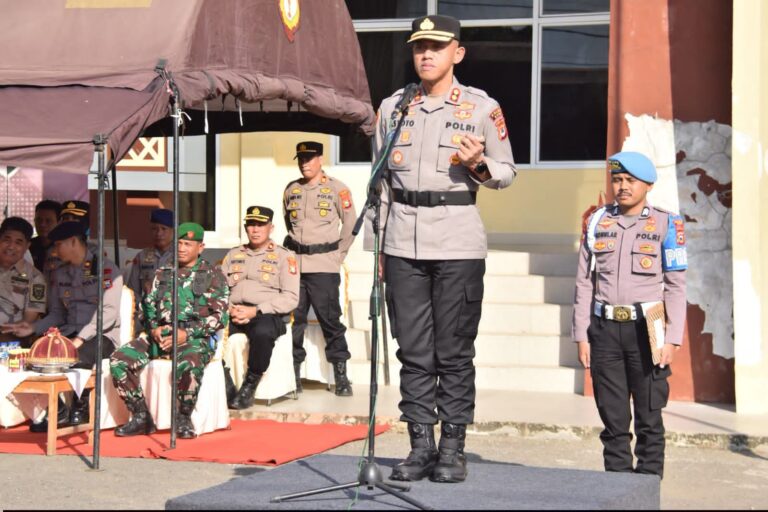 Polres Bone Gelar Apel Pasukan, Siaga Hadapi Karhutla