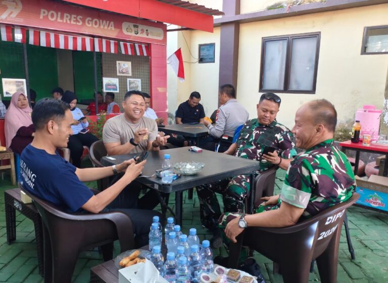 Polresta Gowa-Kodim 1409 Adu Domino, Sinergi TNI-Polri Menguat