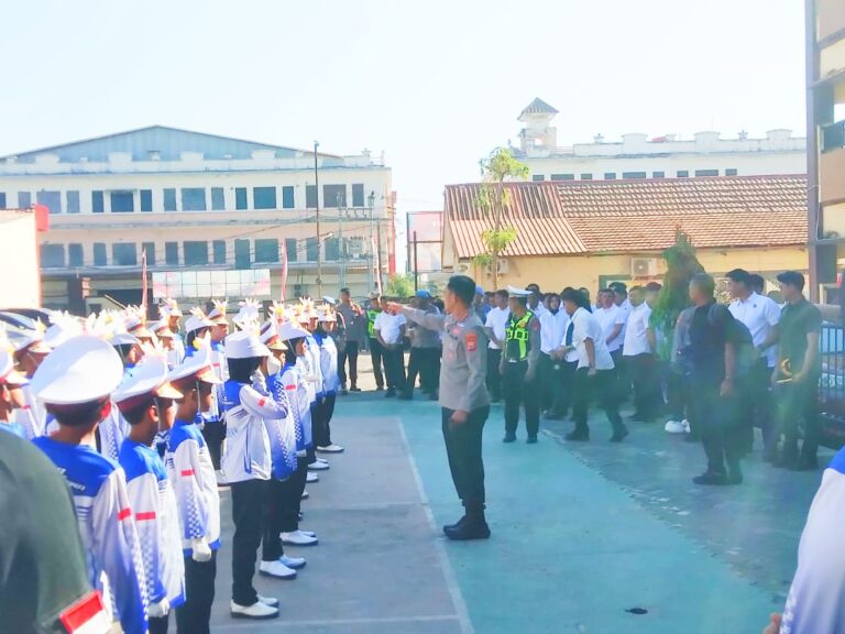 Pocil Polresta Gowa Tampil Memukau Jelang HUT Lalu Lintas ke-71