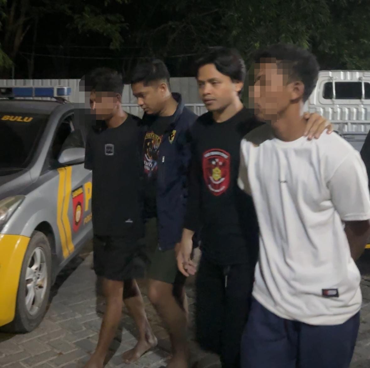Tiga Buronan Kasus Penganiayaan Berhasil Diringkus Polsek Ujung Bulu di Kabupaten Bantaeng